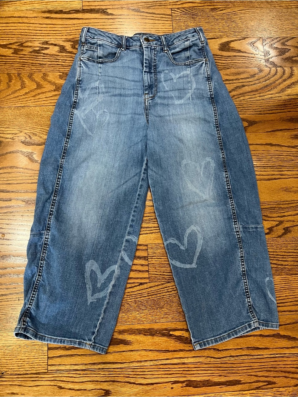 Anthropologie Pilcro Kenna Mid-rise Heritage Barrel Jeans Icon Edition Sz 28 - Picture 2 of 14